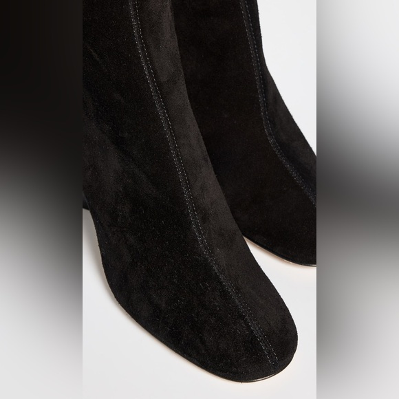 Aeyde ARIANA Black Suede KNEE HIGH Heeled Boots EU 39/ 9 $725 - Picture 8 of 15
